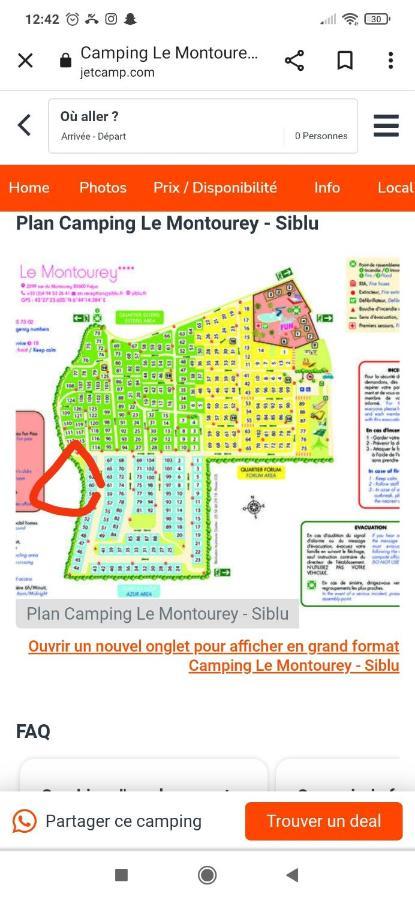 Mobil Le Montourey Camping Fréjus